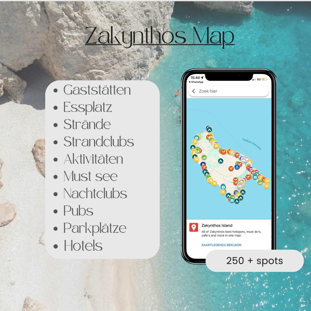 Zakynthos Map (DE.vers.)