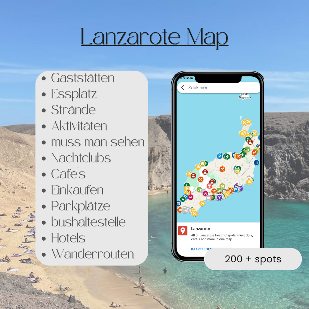 Lanzarote Map (DE.vers.)