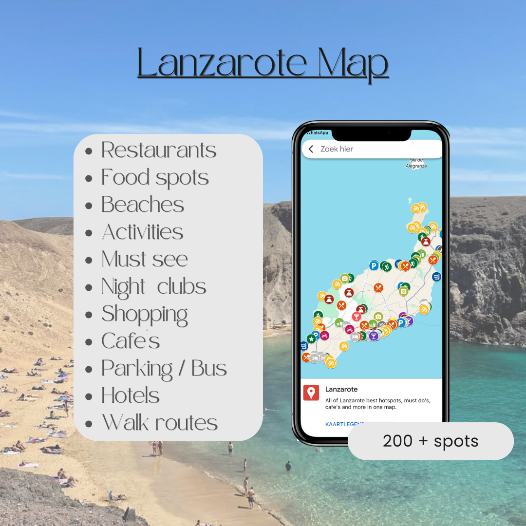 Lanzarote Map (ENG.vers.)