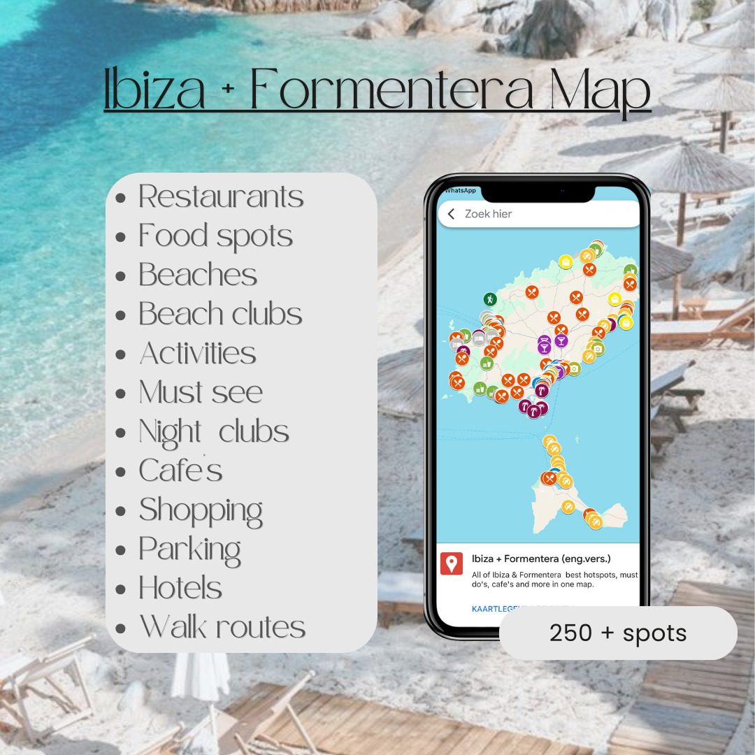 Ibiza + Formentera Map (ENG.vers.)