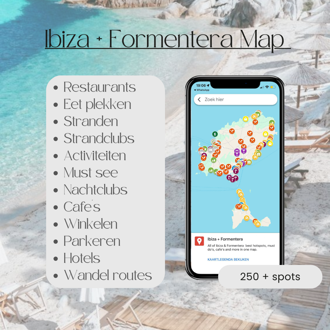 Ibiza + Formentera Map (NL.vers.)