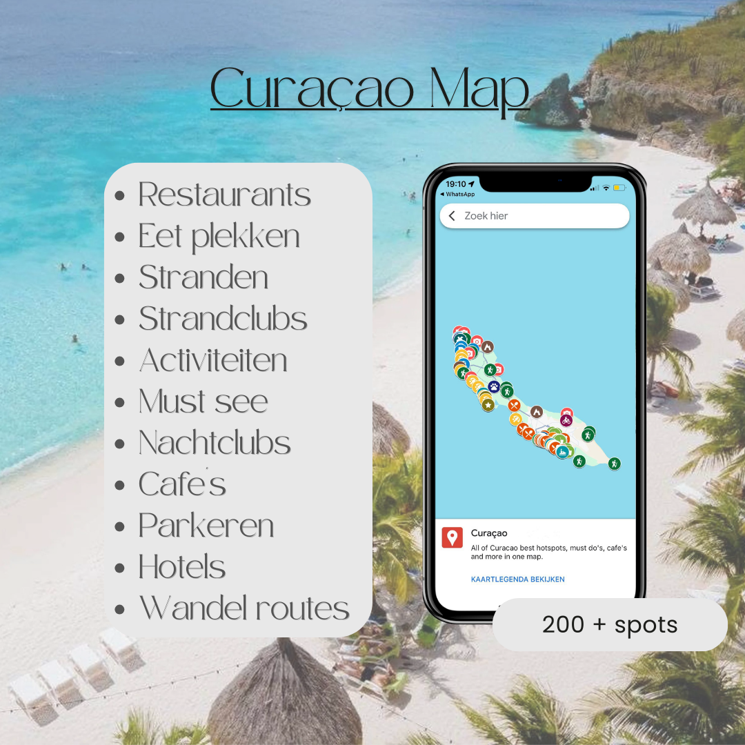 Curaçao Map (NL.vers.)