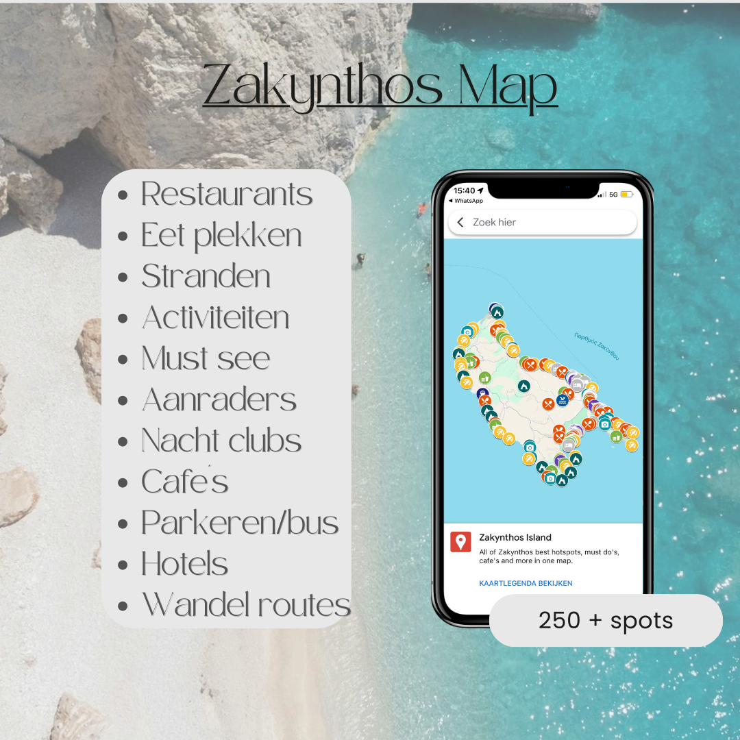 Zakynthos Map (NL.vers.)